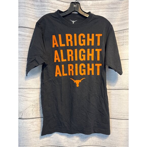 University Of Texas Longhorns "Alright Alright Alright" Graphic Tee Size S - Picture 1 of 3